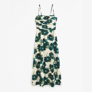 NWT A&F Emerson Crepe Midi Dress - XS Tall